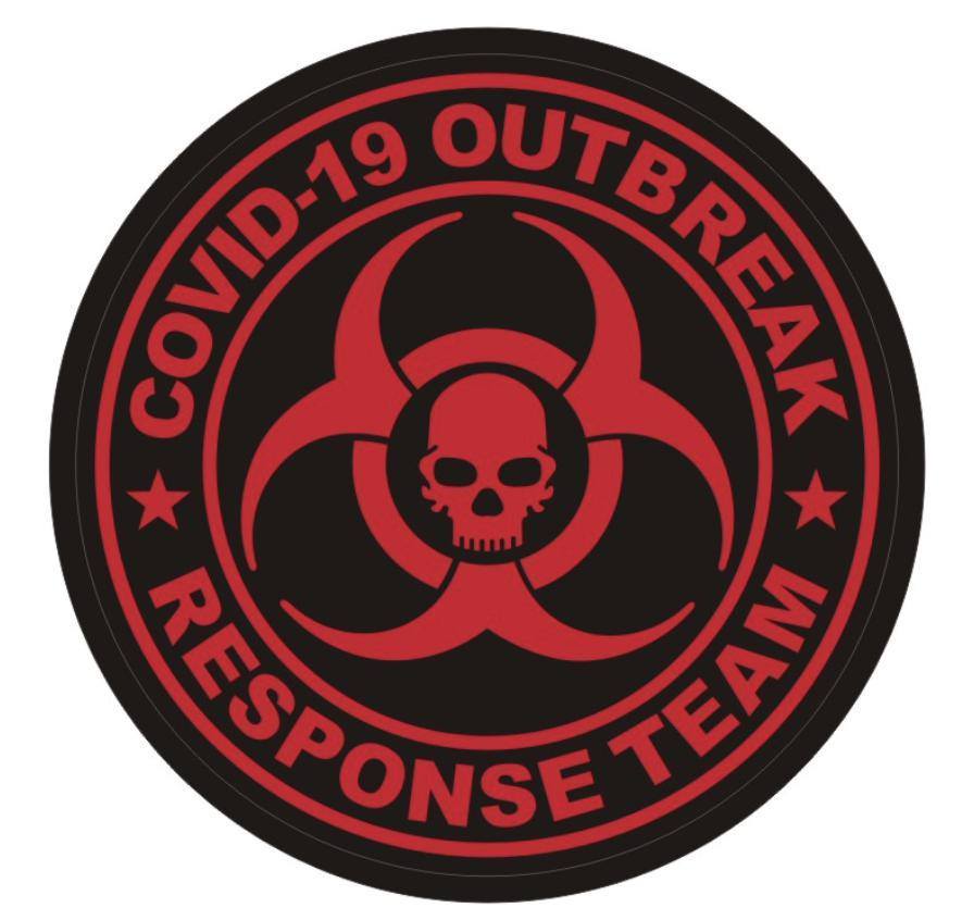 COVID-19 Outbreak Response Team PVC Patch