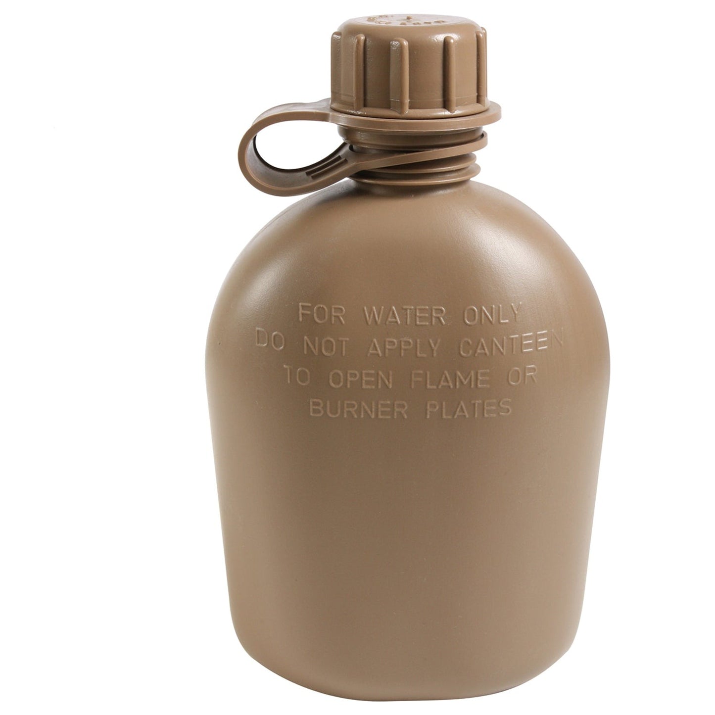 Genuine G.I. 3 Piece 1 Quart Plastic Canteens are BPA Free and made of high-density polyethylene and will fit into any G.I Style canteen cover.