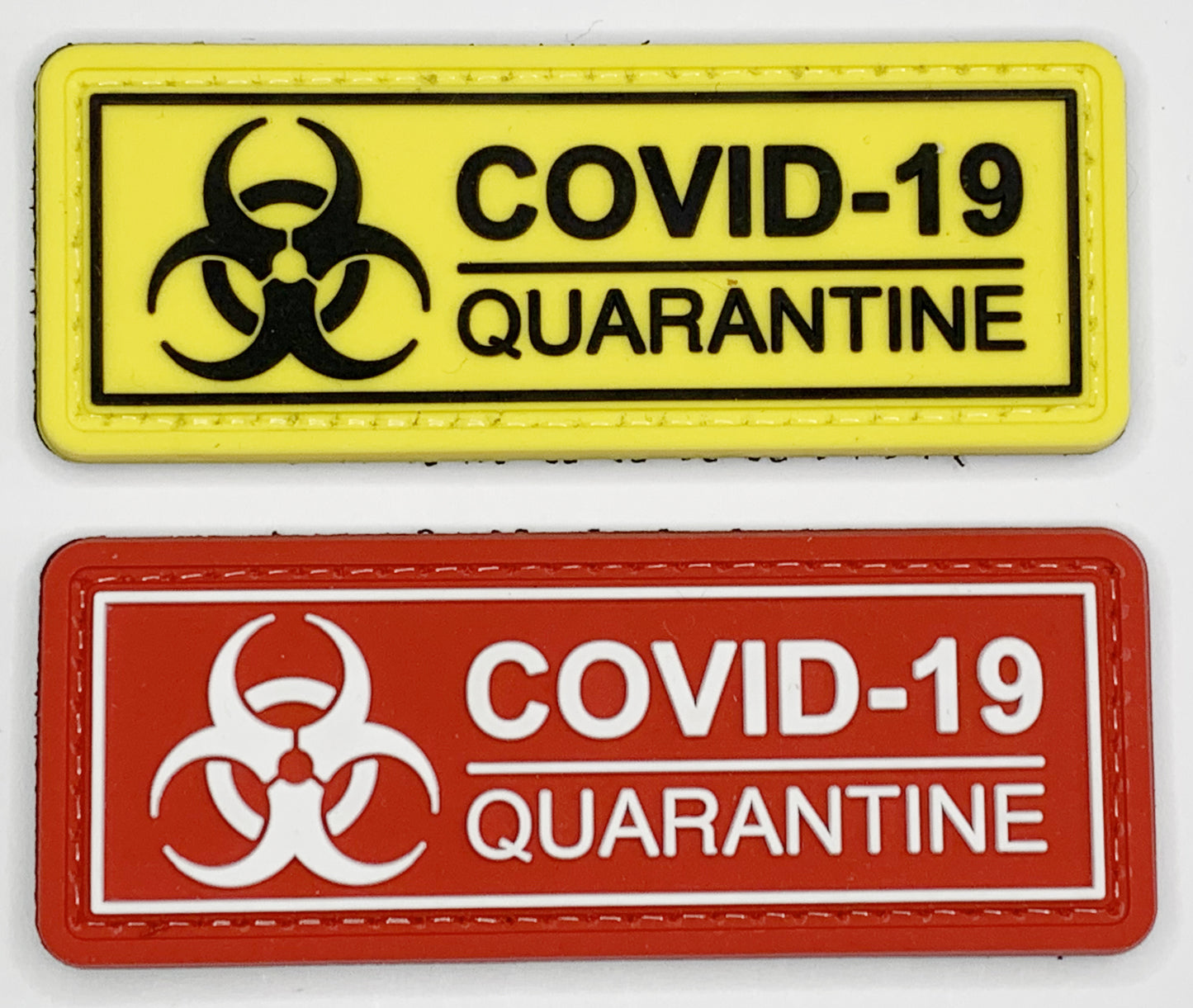 COVID-19 Quarantine PVC Patch