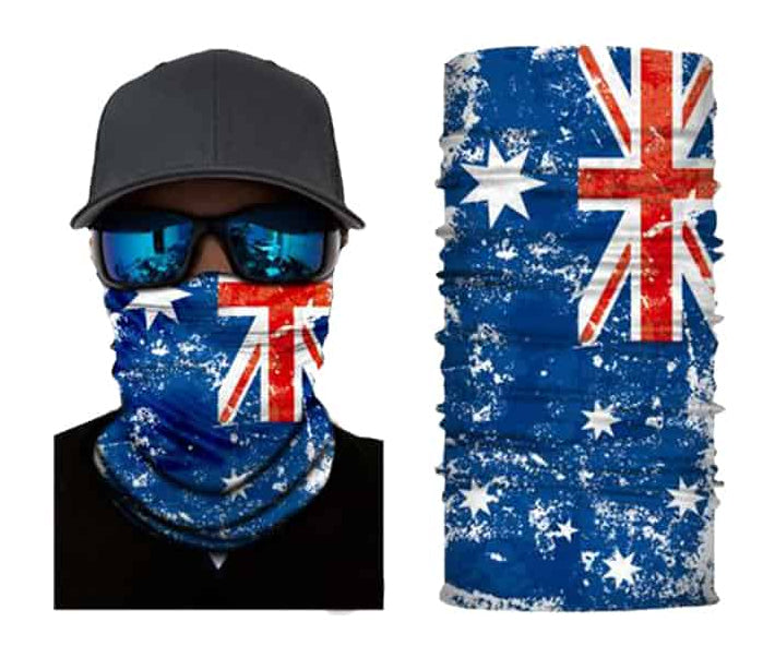 AUSSIE FLAG Fitted Neck Gaiter