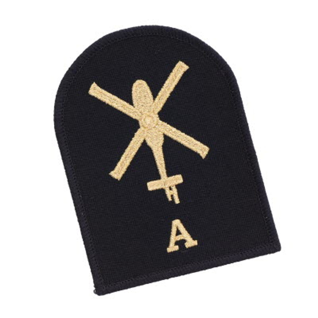 Perfectly sized, this Aviation Technical Aircraft Badge has embroidered details ready for wear Specifications: Material: Embroidered details Colour: Black, Gold