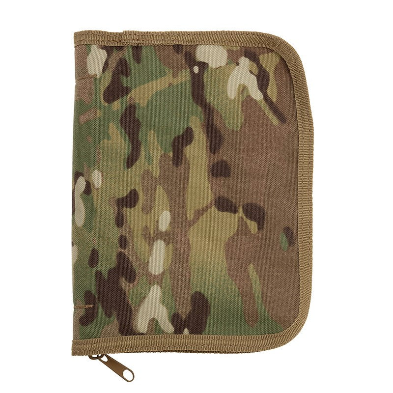 The VALHALLA folder cover is designed for the RITR ring binder and side opening notebooks. The all-purpose pockets make it easy to organize your small field essentials and safeguard your binder. While easily storing and accessing your writing instruments. The rugged 1000Denia material and strong zip protects your notes from everything mother nature throws at you.