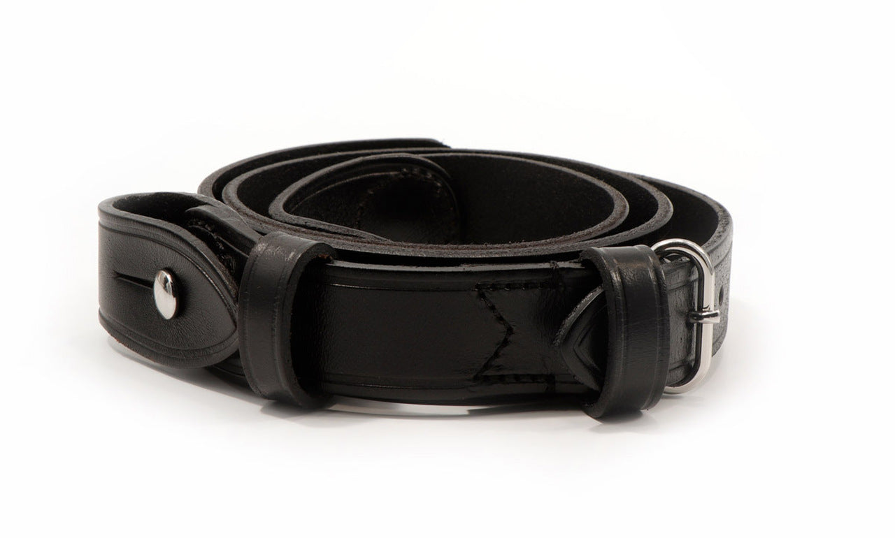 The Sam Browne Belt to be used with the leather scabbard and sword frog to carry your sword or to complete your sword collection.