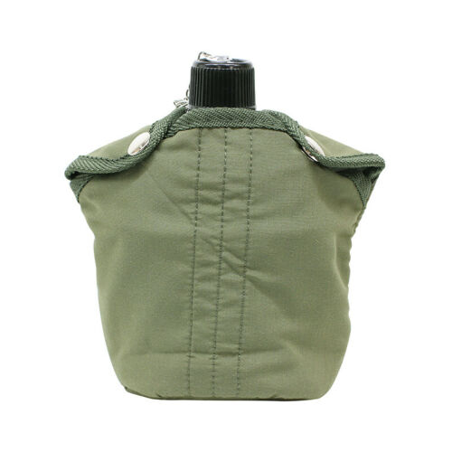 ALUMINIUM WATER CANTEEN WITH OD GREEN POUCH