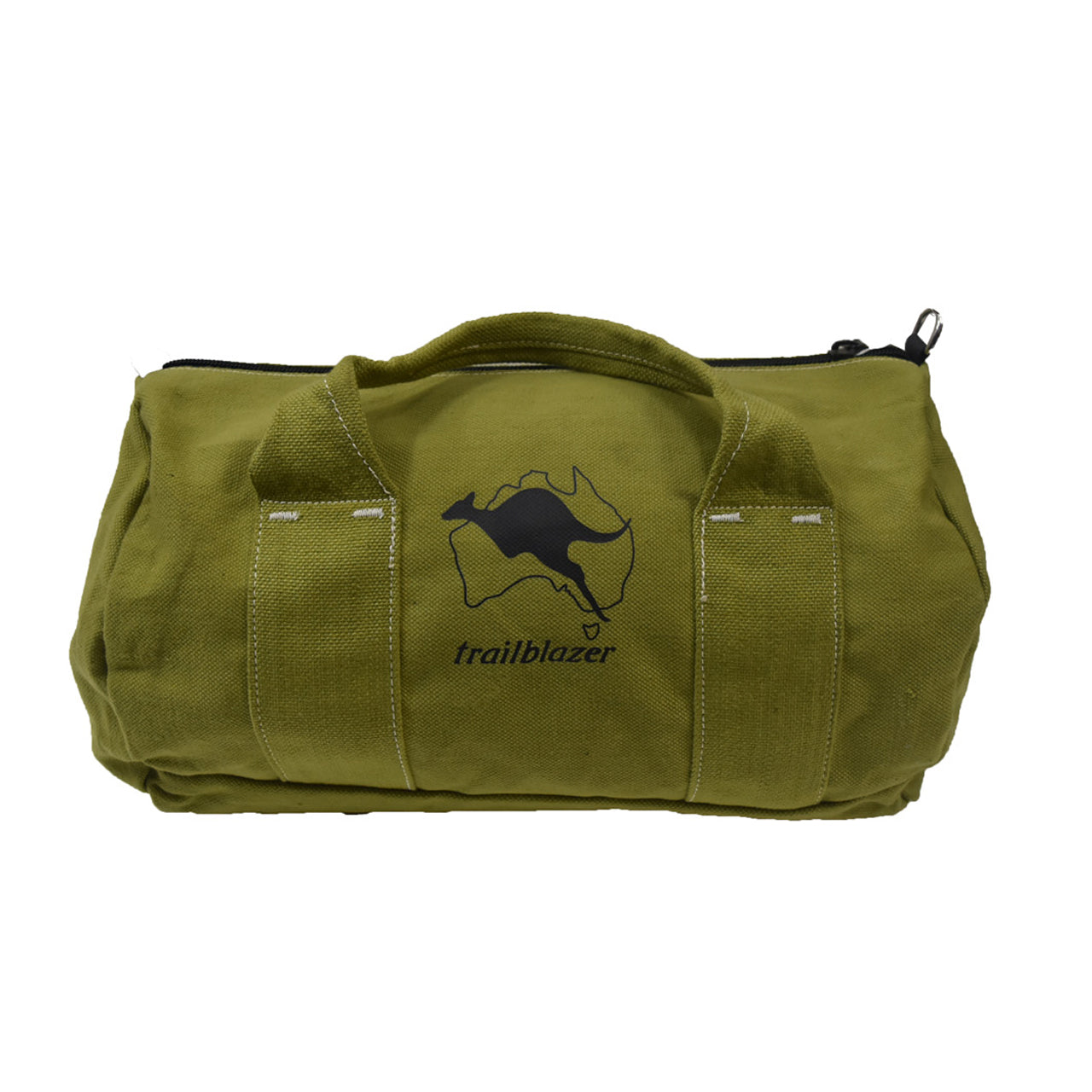 Heavy Duty WEB TEAM BAG Made from material styled on the original army webbing from WW2. Heavy duty No 10 chain zip and very sturdy carry handles. Material: Very heavy duty webbing canvas. Sizes: 18" = 45 cm long x 26 cm 24" = 60 cm long x 27 cm 30" = 75 cm long x 28 cm 36" = 90 cm long x 28 cm 40" = 120 cm long x 28 cm