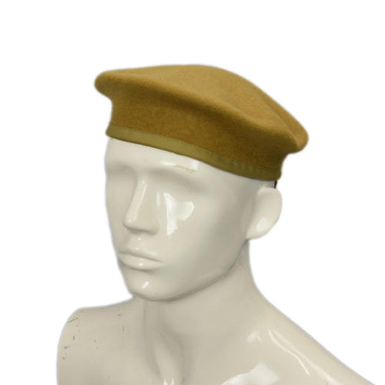 Wool Beret made in Pakistan Colour: Tan Sizes: S 56 – M 58 – L 60 – XL 62 BULK PRICING AVAILABLE