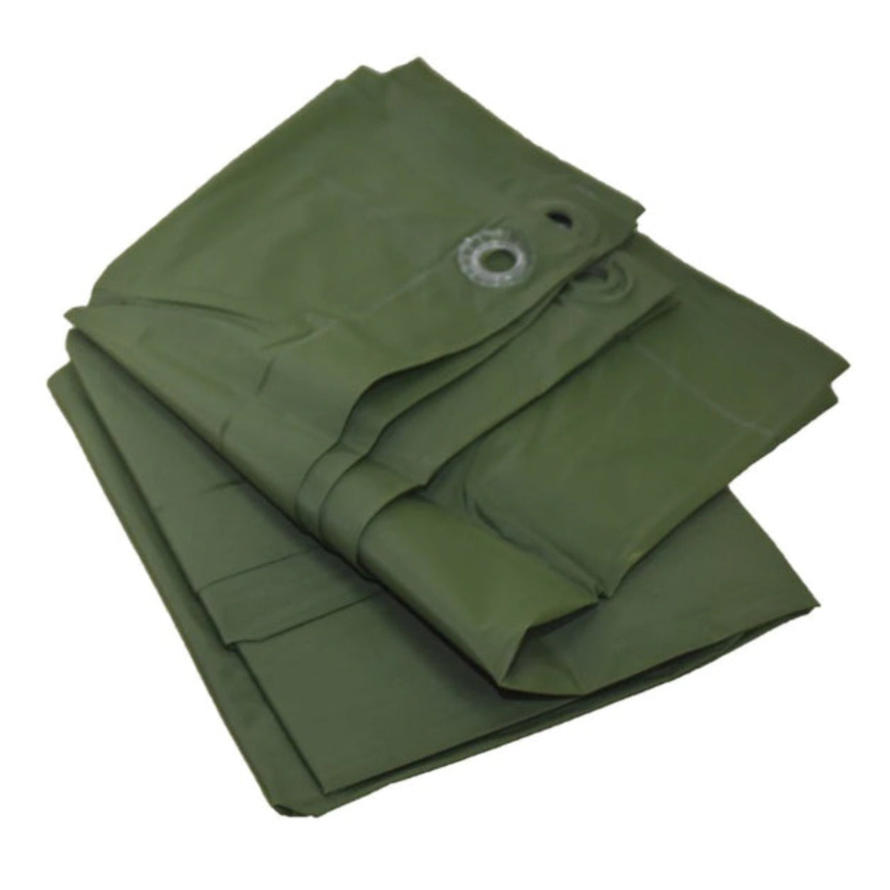 Vinyl ground sheet Colour: Olive Green Measurements: 2M x 1.25M