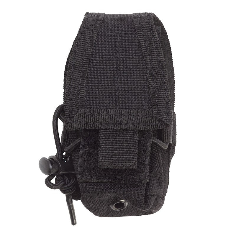 The VALHALLA HHR (Handheld Radio) Pouch is made to hold any smaller sized communication device out in the field securely. Designed for all tactical and Law Enforcement operators with smaller communication devices to mount onto the MOLLE platform.