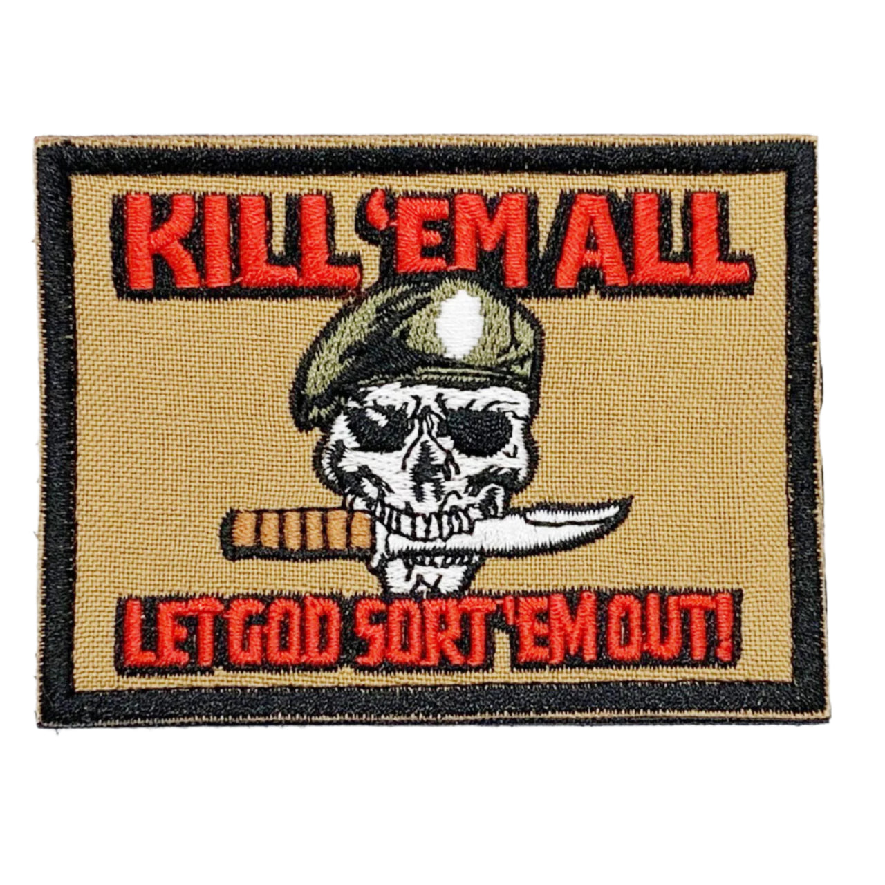 Kill Em All Patch Hook & Loop www.moralepatches.com.au