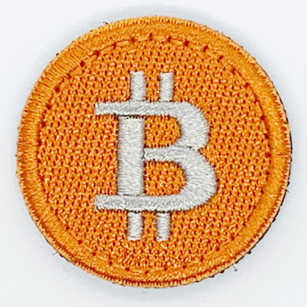 Bitcoin Patch Hook & Loop. Size: 3.5cm HOOK AND LOOP BACKED PATCH(BOTH PROVIDED)