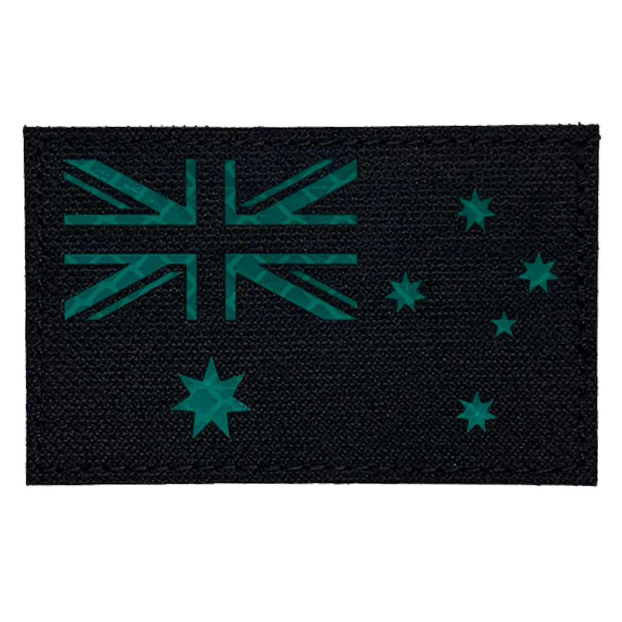 Australian Reflective Laser Cut Patch Hook & Loop Fluro Green Genuine Coldura material Size: 8x5cm HOOK AND LOOP BACKED PATCH(BOTH PROVIDED)