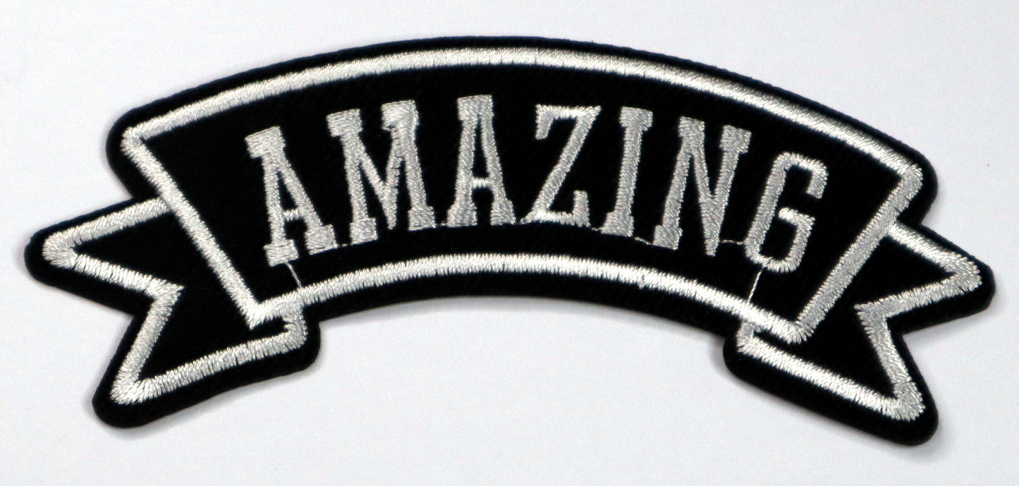 Amazing Iron On Patch. Great for attaching to your jackets, shirts, pants, jeans, hats. Size: 10.5x5.5cm