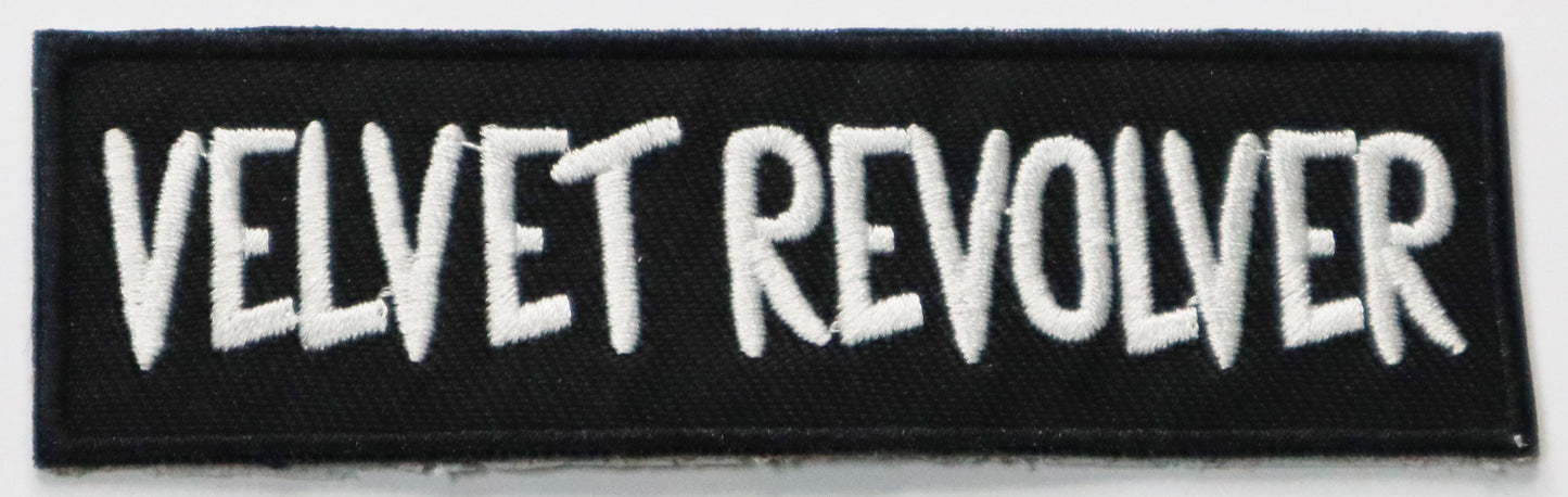 Velvet Revolver Iron On Patch. Great for attaching to your jackets, shirts, pants, jeans, hats. Size: 10x3cm
