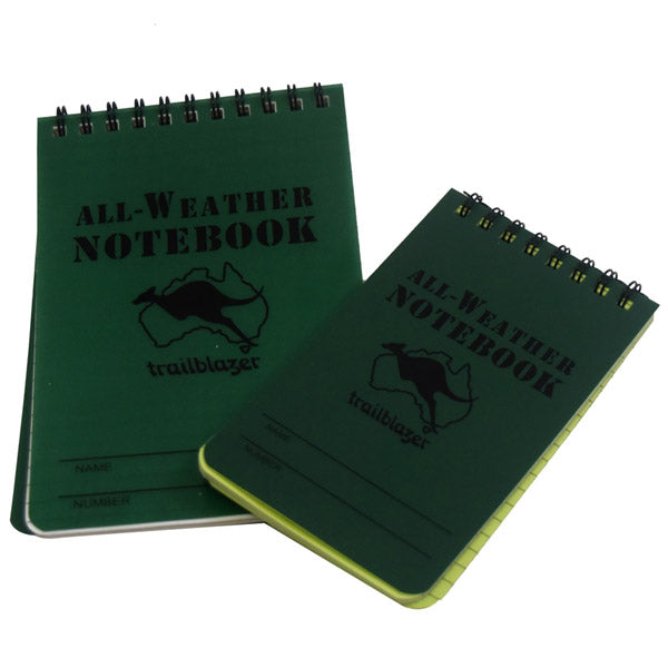 Small waterproof notebook is suitable to use in all weather conditions. 48 Tear-proof graph paper pages with coating on each side. Measurements:12 cm x 7.8 cm.