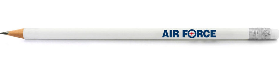Air Force branded HB pencil with an eraser. Perfect promotional gift item for school visits and events.