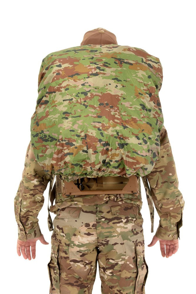 The VALHALLA pack rain cover is a durable protective lightweight layer that is an excellent addition to your kit. It provides superior protection from the elements, with the added Australian Compatible Camouflage (ACC) complimenting the new AMCU issued kit. Equiped with draw cord to secure the cover over the pack.