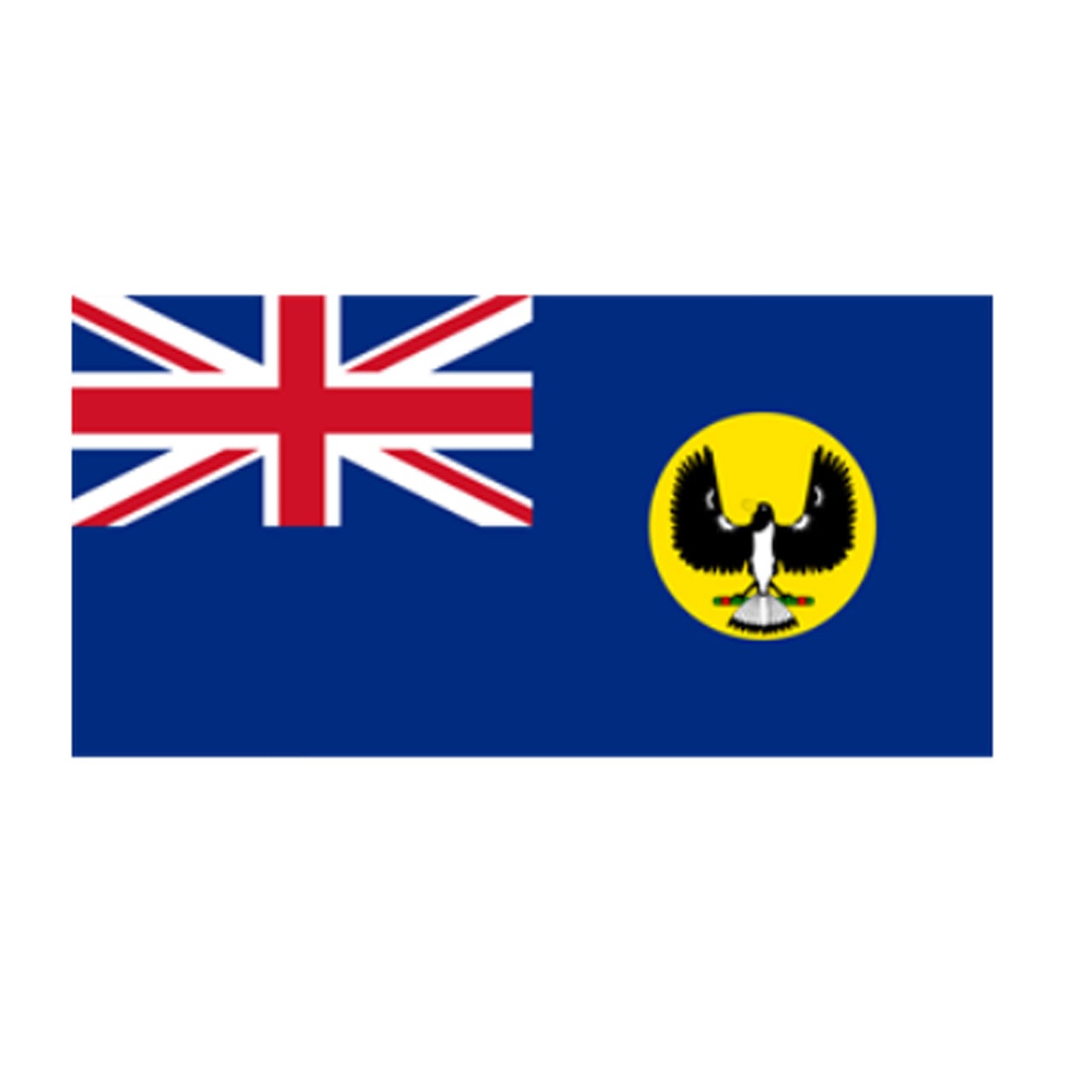 This State Flag is perfect for flying next to your Australian flag any time of the year. Officially adopted in 1904, the flag features the British Blue Ensign defaced with the State symbol in the fly. 150cm x 90cm 100% 68D Polyester www.moralepatches.com.au
