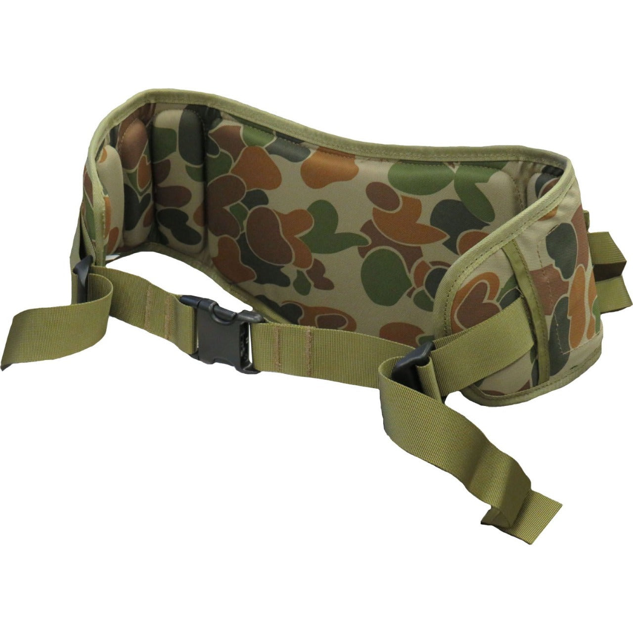 Made from 900D double polyurethane waterproof coated fabric. Lightweight yet durable waist/hip belt