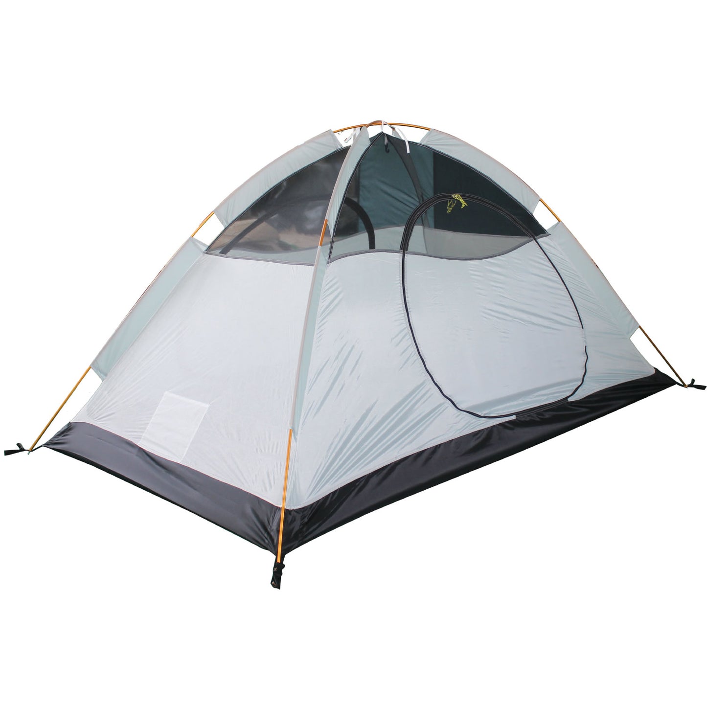 This explore 2 person tent is lightweight and compact great for Camping, Hiking and Backpacking Flysheet: 185T Polyester PU coating 5000mm water head rating Taped seams on fly sheet and floor. Inner: 180T Breathable Polyester Floor: 150D Oxford PU coating 5000mm water head rating Poles: 2 Shock corded Dura-aluminium Poles Outer Bag: 150D Oxford PU waterproof coating, 2 Roomy pockets for equipment Includes: 12 pegs & 6 windproof guy lines Packs down to 50x12cm Set up is 60+125+60cm x 210cm long x 110cm high