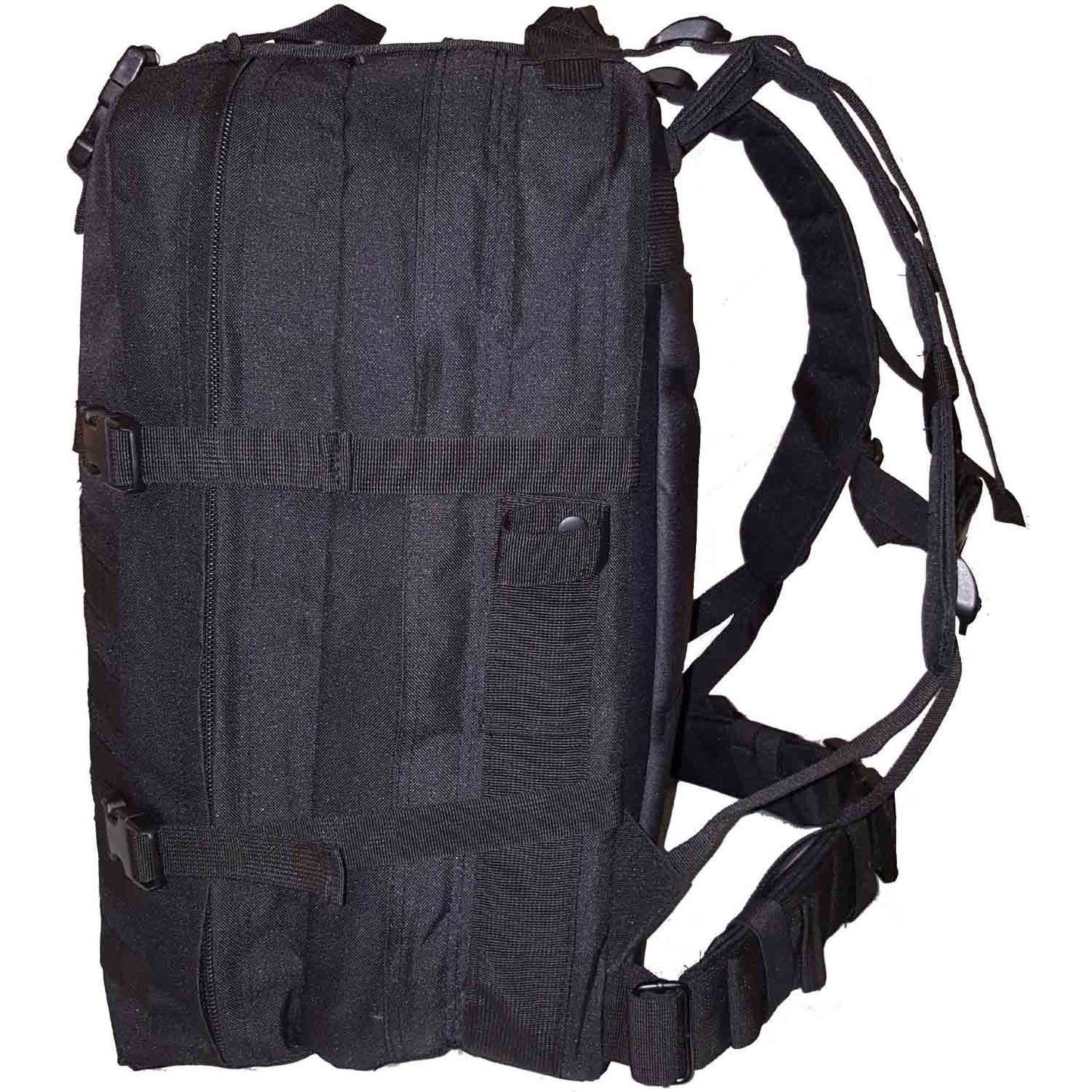 Stomp medical backpack comes in 3 different colours Made with heavy duty fabric for strength and abrasion resistance Flat layout panels for easy access and fast response Multiple pockets, pouches and straps for custom gear placement Padded EVA composite back with padded, contoured and adjustable shoulder straps and hip belt Dimensions: 53x40x25cm