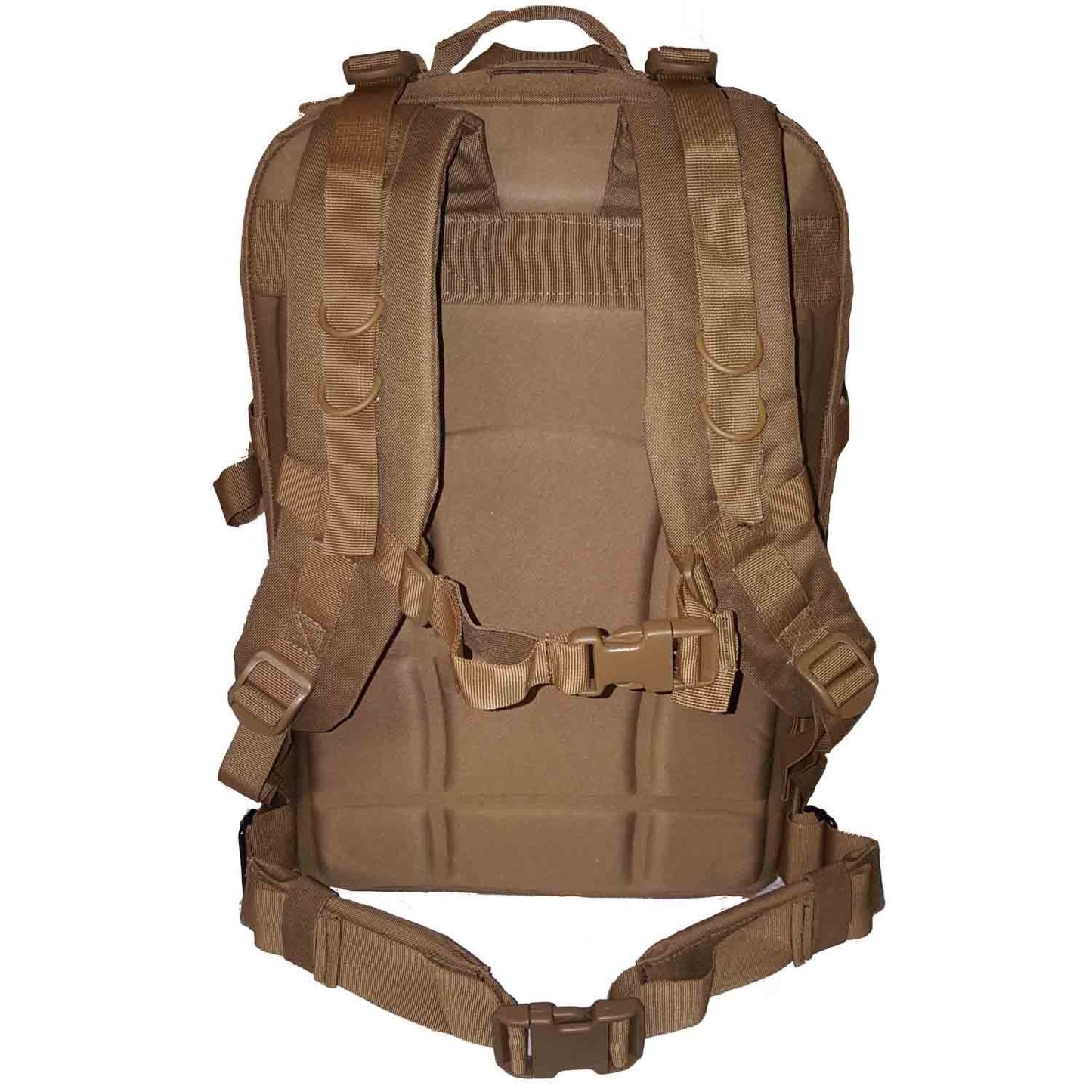 Stomp medical backpack comes in 3 different colours Made with heavy duty fabric for strength and abrasion resistance Flat layout panels for easy access and fast response Multiple pockets, pouches and straps for custom gear placement Padded EVA composite back with padded, contoured and adjustable shoulder straps and hip belt Dimensions: 53x40x25cm
