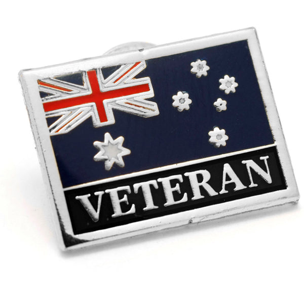 Those who have served share the memories of mateship. In our veterans, we see courage, sacrifice, and dedication to country. Wear this lapel pin with pride only a veteran will fully appreciate. Specifications: Material: Silver-plated, enamel fill Colour: Blue, red, white, silver