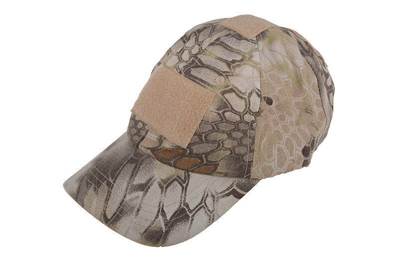 100% Acrylic  Velcro Adjustable   Velcro patch can be mounted on the front, top and back  patch size on front is 7.8x5cm  patch size on top is 2.5x2.5cm  patch size on back is 9x2.5cm