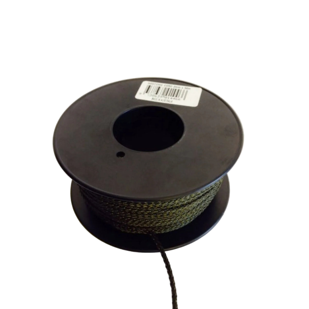 50 meter roll of all purpose hoochie cord 8 strand 2.5mm inner cord nylon 2.5mm diameter 1000N breaking strength Do not use for climbing www.moralepatches.com.au