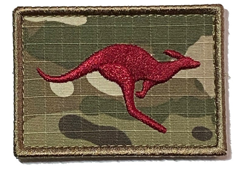 The Recon Kangaroo Multicam Patch is great for attaching to your field gear, jackets, shirts, pants, jeans, hats or even create your own patch board. SIZE: 7X5CM