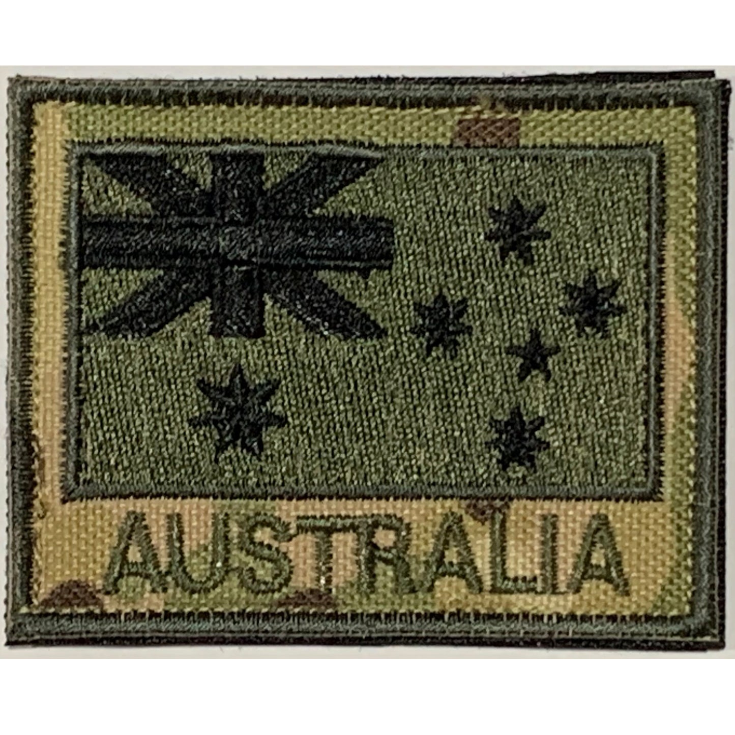 Australian Flag SD In Multicam Velcro Backing 7cm x 5.5cm