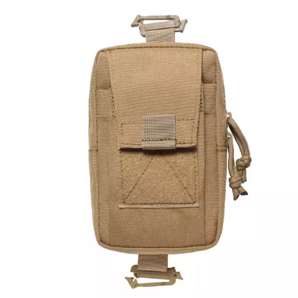 1000D lightweight material MOLLE capable Enough room to store your phone, pen, notebook, knife and other small items Great for cadets, military, hunting, camping, hiking and other outdoor activities 10cm x 3cm x 17cm