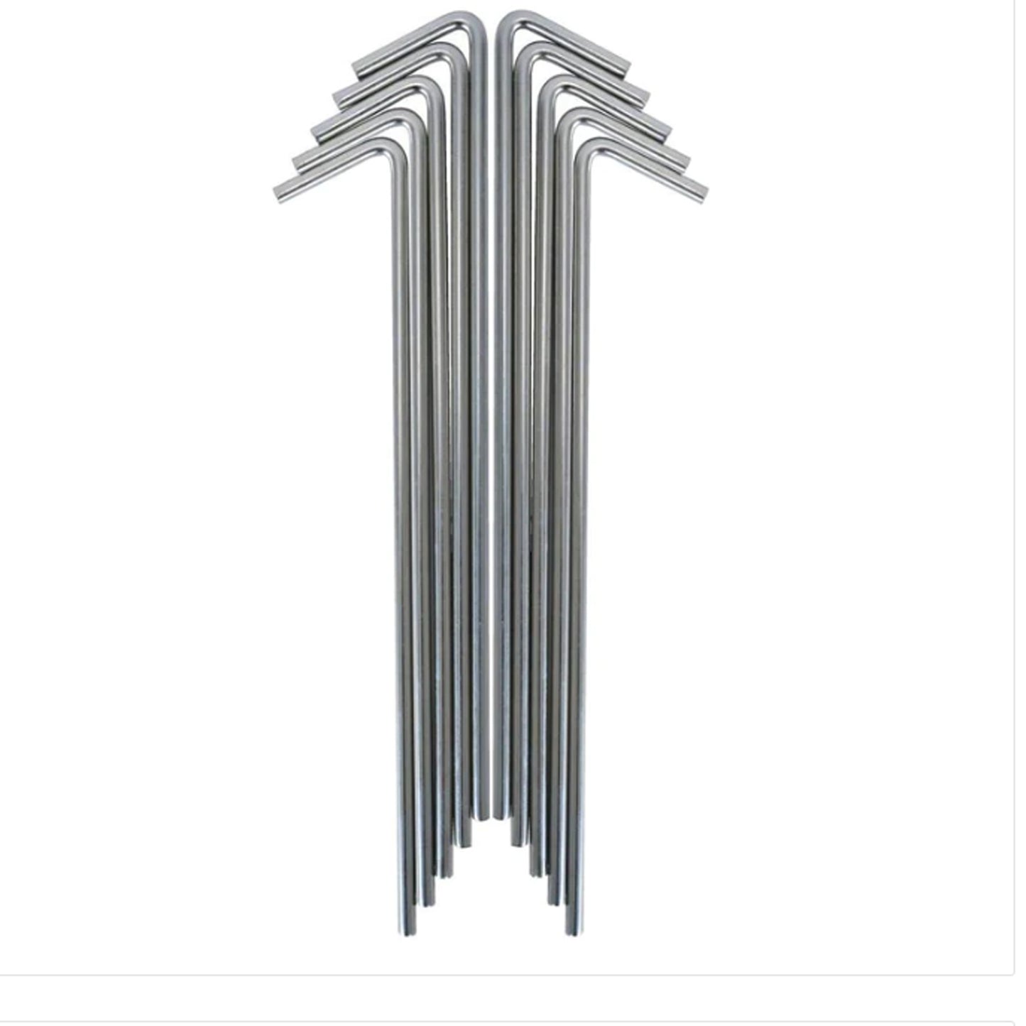 Large Galavanised Tent Peg 225mm (9in) Great for supporting heavier tarps and tents Price is for x1 tent peg www.moralepatches.com.au