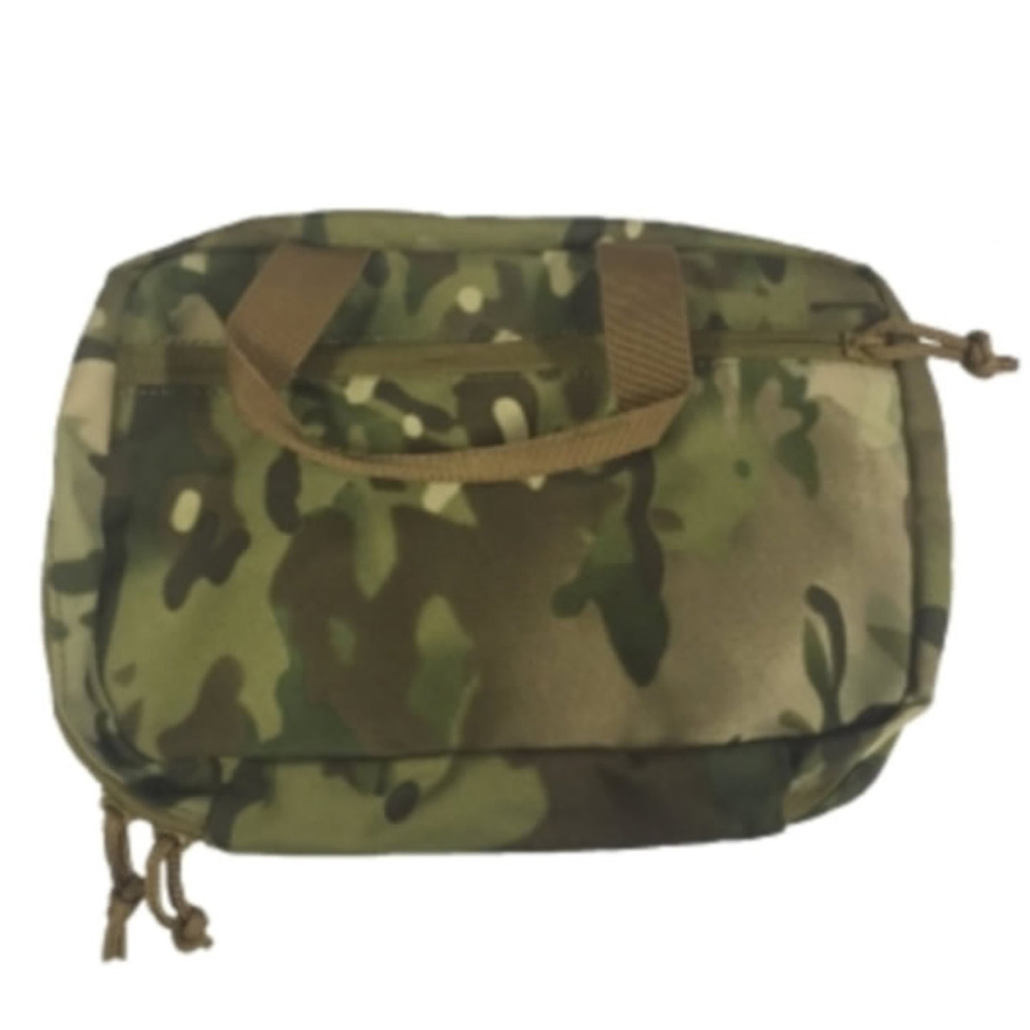 Great for military, cadets, camping and hiking to keep all your personal hygiene requirements together in one pouch It folds up into a small pouch for travel and storage and can be hung vertically on a tree branch or hootchie cord when in the field so this way you can use the mirror when shaving or putting camo paint on.