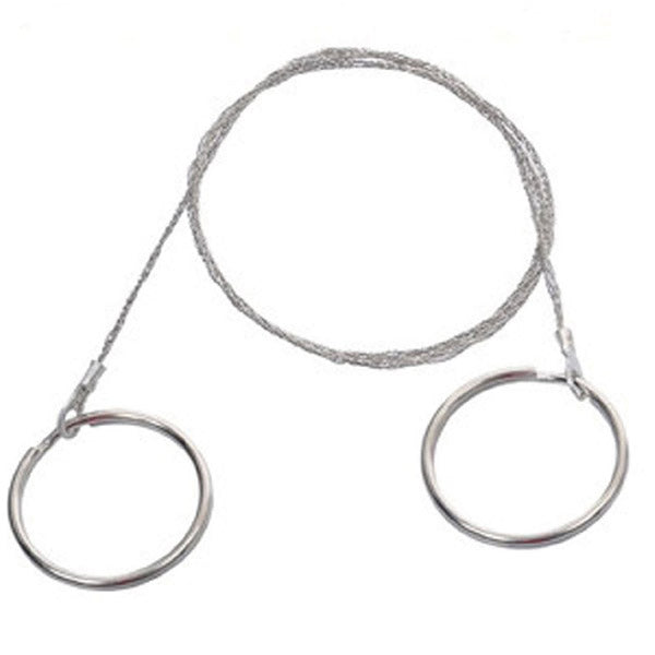 Multi-purpose wire saw can cut through a variation of materials such as wood, bone, metal and plastic. Great for camping, hiking, cadets, scouts, preppers and other outdoor activities.
