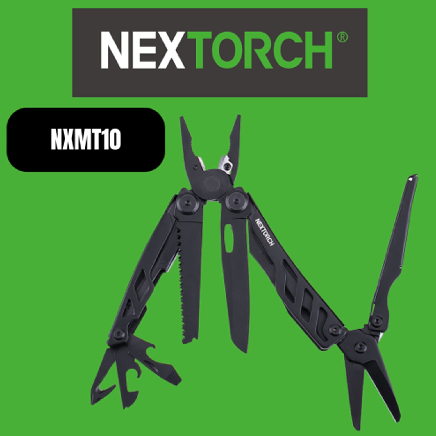 The new NEXTORCH MT10 is the world’s first multitool to feature a glass breaker made of nano-ceramic. This highly effective glass breaker can be used particularly quickly in an emergency because it is anchored on the outside of the housing. www.moralepatches.com.au