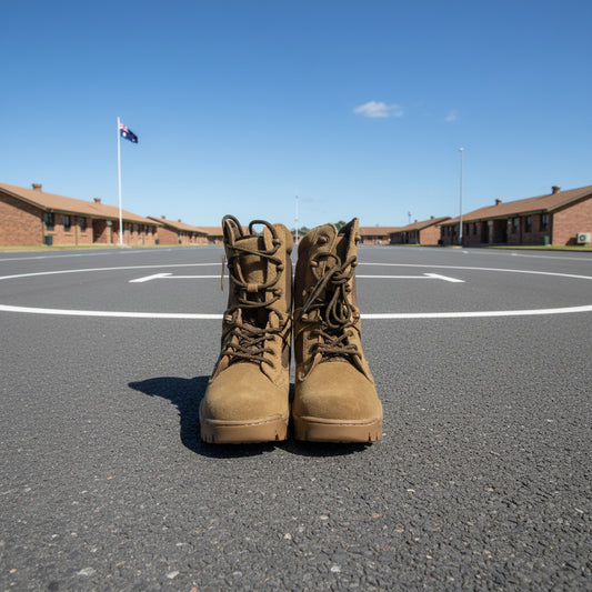 Discover the next generation of tactical footwear with the Army Cadet Tactical Kangaroo Boot. This metal-free design makes it perfect for scouts, army cadets, metal detector operators, and enthusiasts of paintball or gel blaster activities. www.moralepatches.com.au