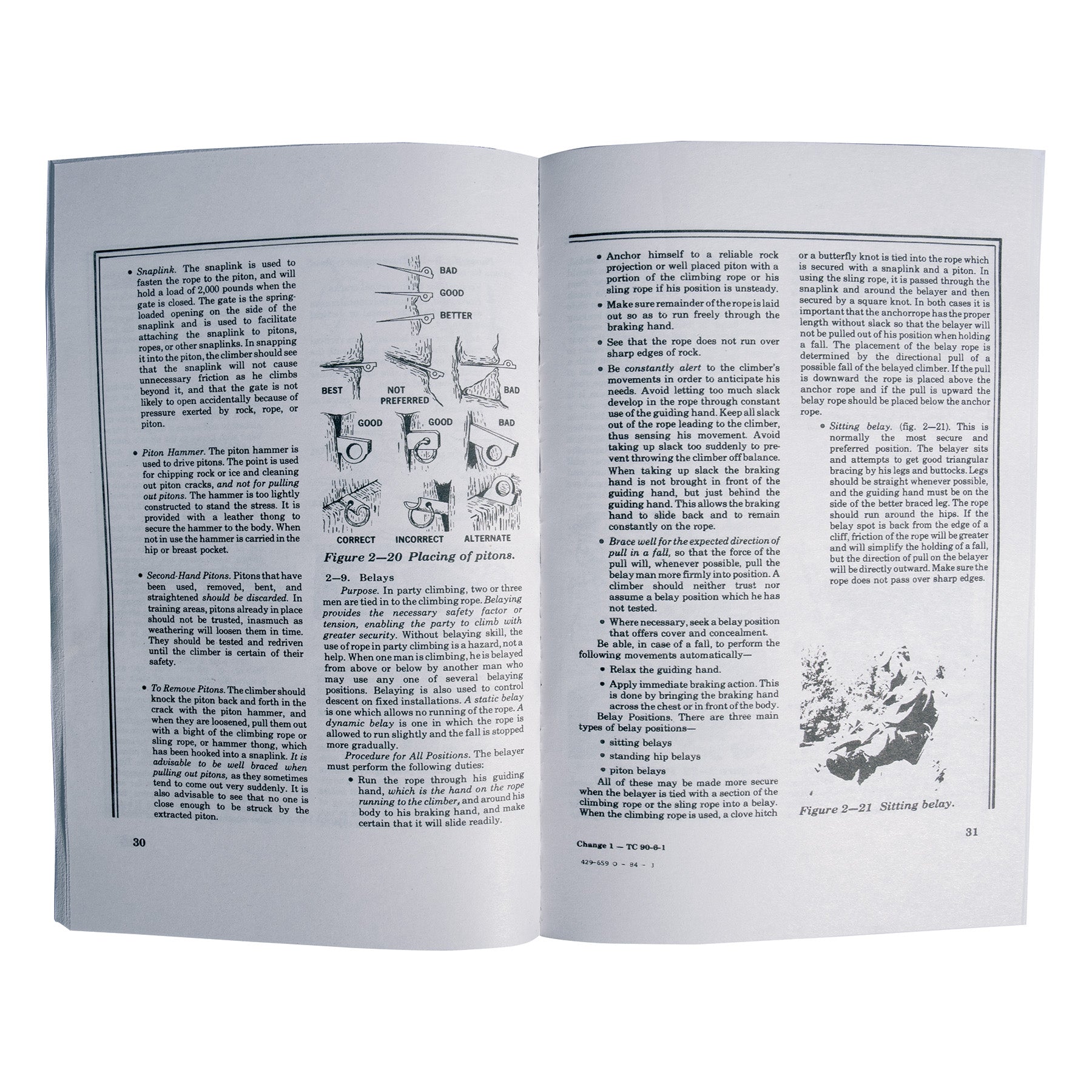Delve into the depths of military expertise with the Military Mountaineering TC 90-6-1 Manual. This training manual consists of over 130 pages of detailed illustrations that offer insights into a wide array of topics. www.moralepatches.com.au