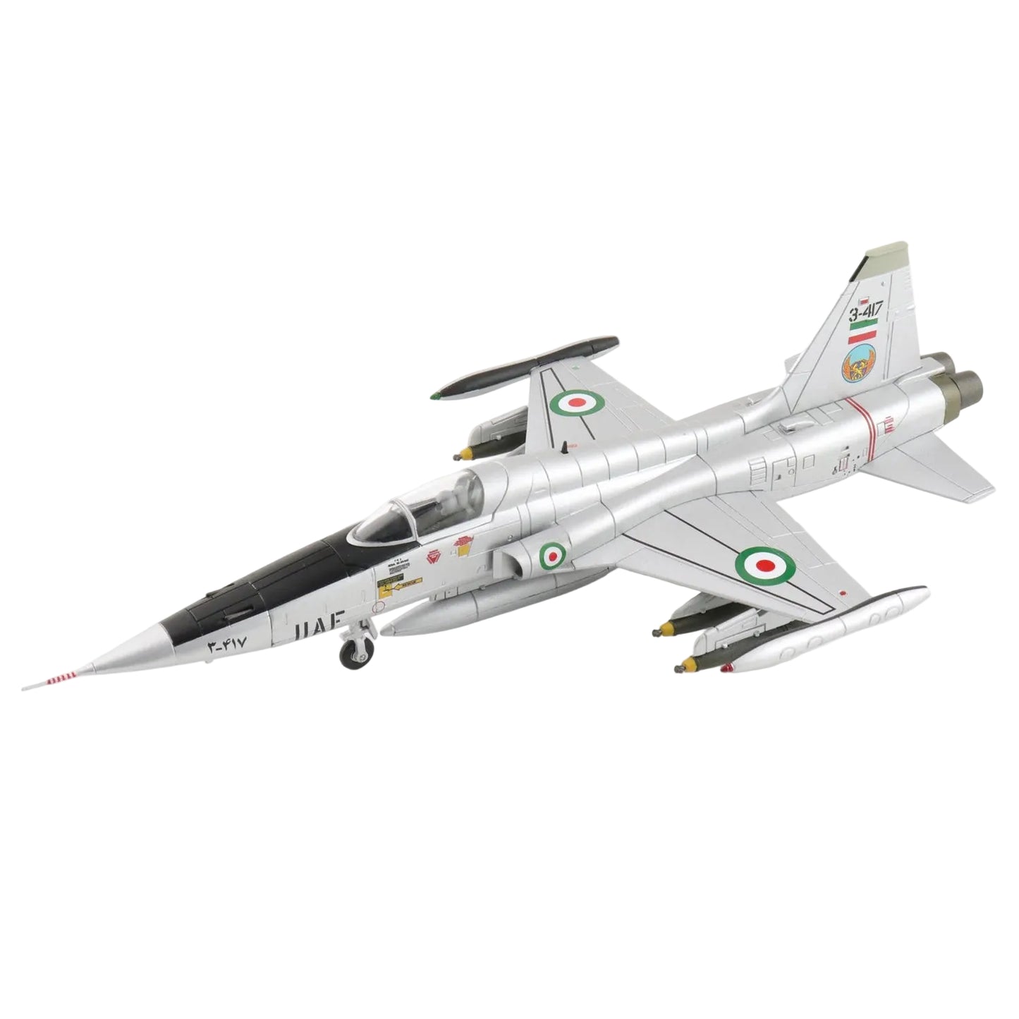1/72 F-5A Freedom Fighter 3-417 IIAF 1960s by Hobby Master delivers Cold War display value for military aircraft collectors and aviation history fans. www.moralepatches.com.au