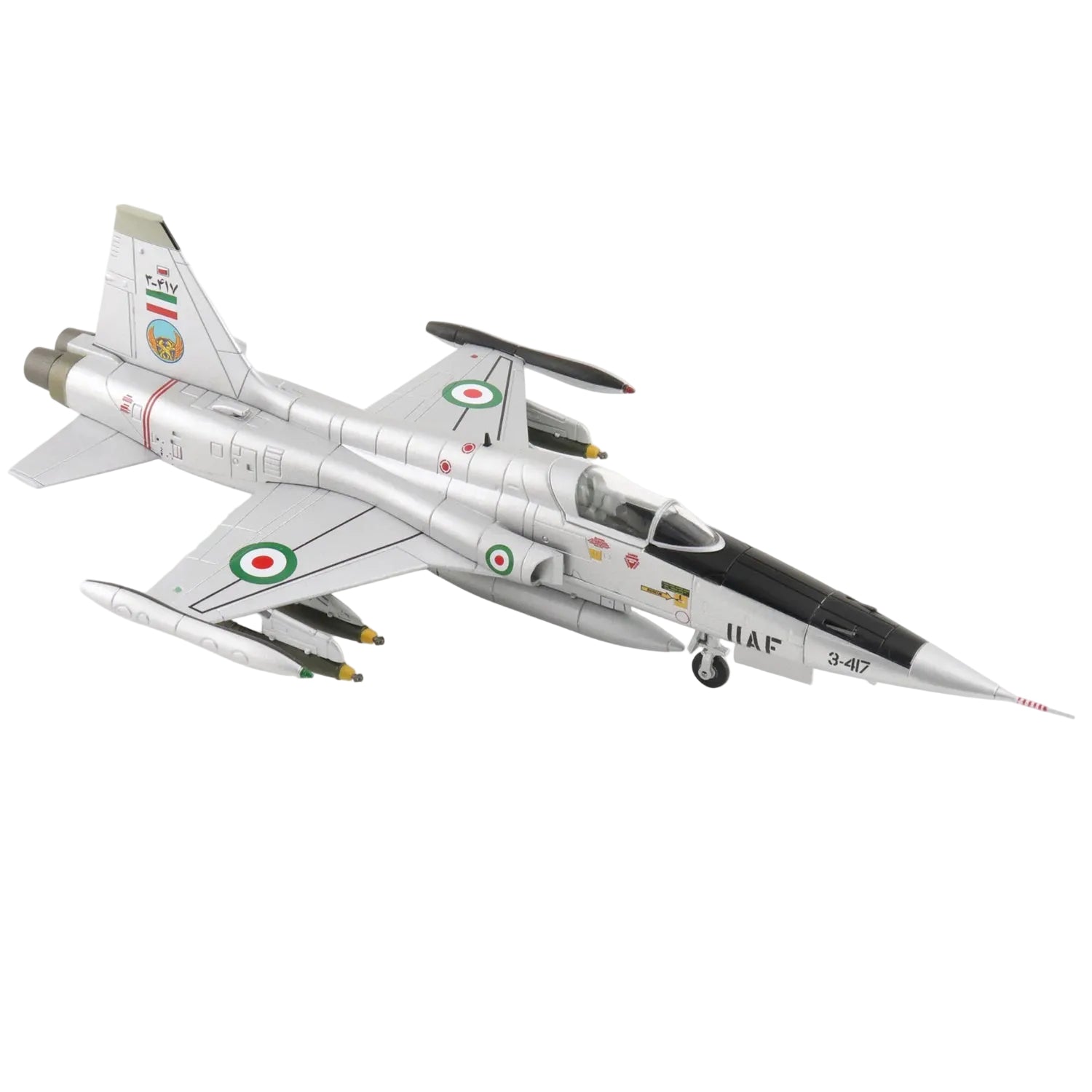 1/72 F-5A Freedom Fighter 3-417 IIAF 1960s by Hobby Master delivers Cold War display value for military aircraft collectors and aviation history fans. www.moralepatches.com.au