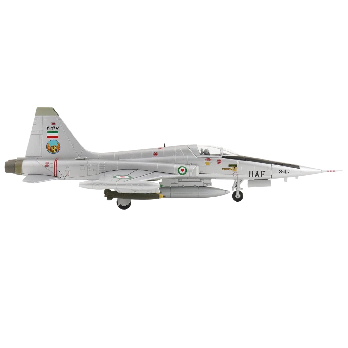 1/72 F-5A Freedom Fighter 3-417 IIAF 1960s by Hobby Master delivers Cold War display value for military aircraft collectors and aviation history fans. www.moralepatches.com.au