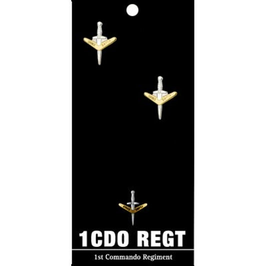 Show your pride and commitment with these sparkling 1 CDO REGT 20mm cuff links. With full colour enamel and gold plating, these gorgeous accessories will bring a touch of style to any work outfit or special occasion. www.moralepatches.com.au