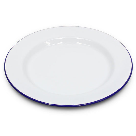 Enamelware is a mild steel base with a coating of "Porcelian Enamel" this coating protects the base from corrosion and make it resistant to organic solvents.&nbsp; It has a high abrasion resistance and is not effected in any way by UV light.&nbsp; It is resistant to thermal shock and can cope with temperatures up to 500oC. www.moralepatches.com.au