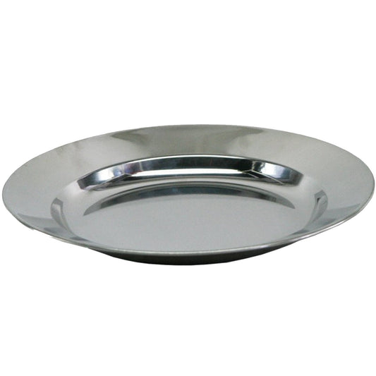 Experience the convenience and durability of our 24cm stainless steel flat plate!Lightweight yet sturdy, this versatile plate is perfect for all your outdoor adventures such as hiking, camping, and travelling. www.moralepatches.com.au