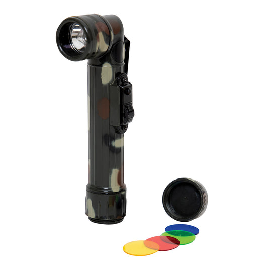 The Army Style Flashlight is a dependable tool for various outdoor tasks. Crafted from high-impact plastic, the camping flashlight is lightweight and waterproof. Equipped with a multi-mode switch and a signal button for Morse code, the flashlight allows you to make survival signals during emergencies. www.moralepatches.com.au