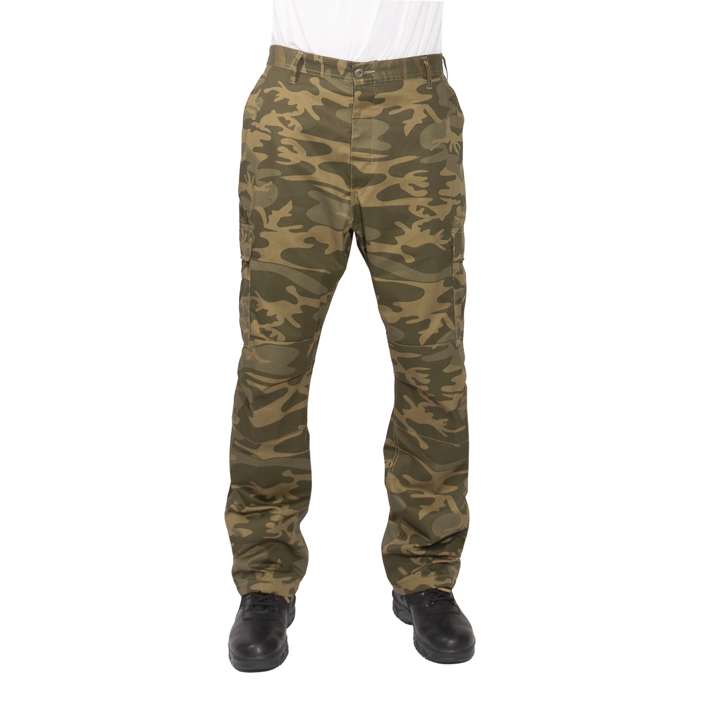 Experience over 4 decades of trusted design with our Color Camo Tactical BDU Pants. Constructed from a robust cotton / polyester fabric blend, these military cargo pants are built for unparalleled performance and comfort.  www.moralepatches.com.au