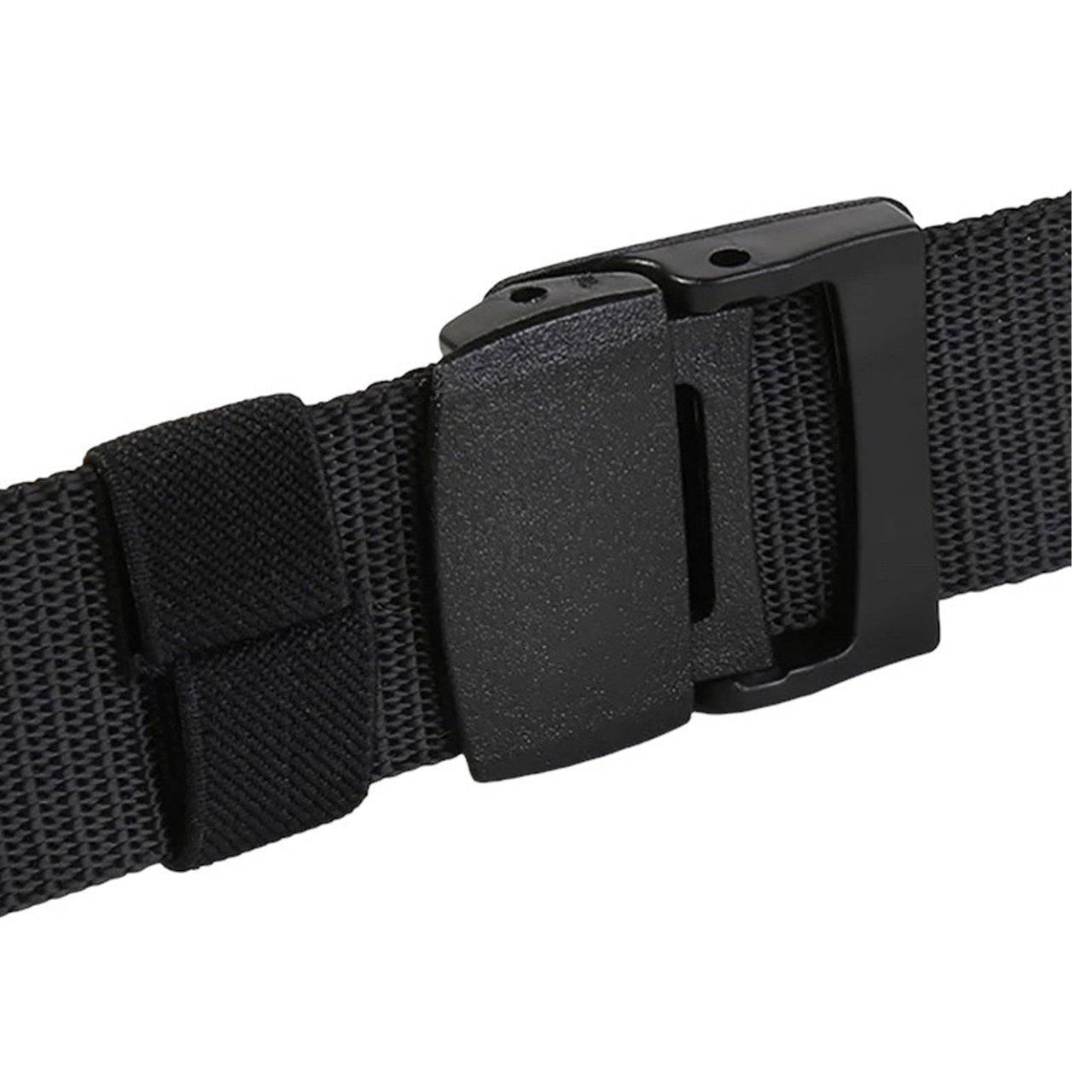Nothing worse than having to take your belt off at the airport, this belt is the solution as it has no metal in it's design and is very solid and sturdy. This is also a good belt for out in the field as it sits really tight when done up unlike other non clipped belts that can lengthen when worn over time. www.moralepatches.com.au