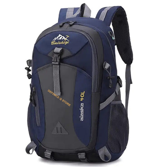 Experience the ultimate convenience and versatility with the Alaska Model 40LT Backpack in Navy Blue. Boasting a spacious 40LT capacity, this backpack has a dedicated compartment for your laptop or tablet, while still leaving plenty of room for all your other essential gear. www.moralepatches.com.au