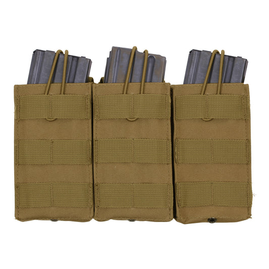 Whether you're on duty or engaged in recreational activities like airsoft or paintball, this triple mag pouch is an essential addition to your loadout. Versatile and dependable, it offers a secure and accessible solution for carrying your essential rifle magazines.  www.moralepatches.com.au