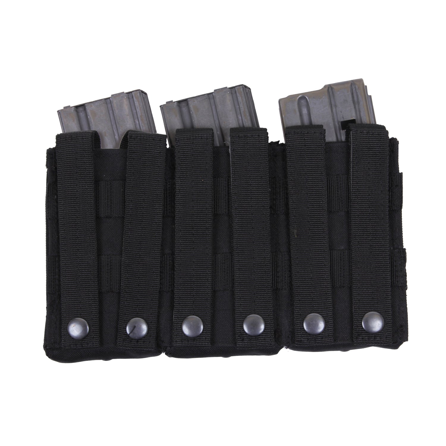 Elevate your tactical gear with the MOLLE Open Top Triple Mag Pouch, the ultimate solution for carrying extra rifle mags. Crafted for versatility and durability, this pouch seamlessly integrates with your MOLLE-compatible plate carrier vest, tactical pack, or any gear featuring a MOLLE panel. www.moralepatches.com.au
