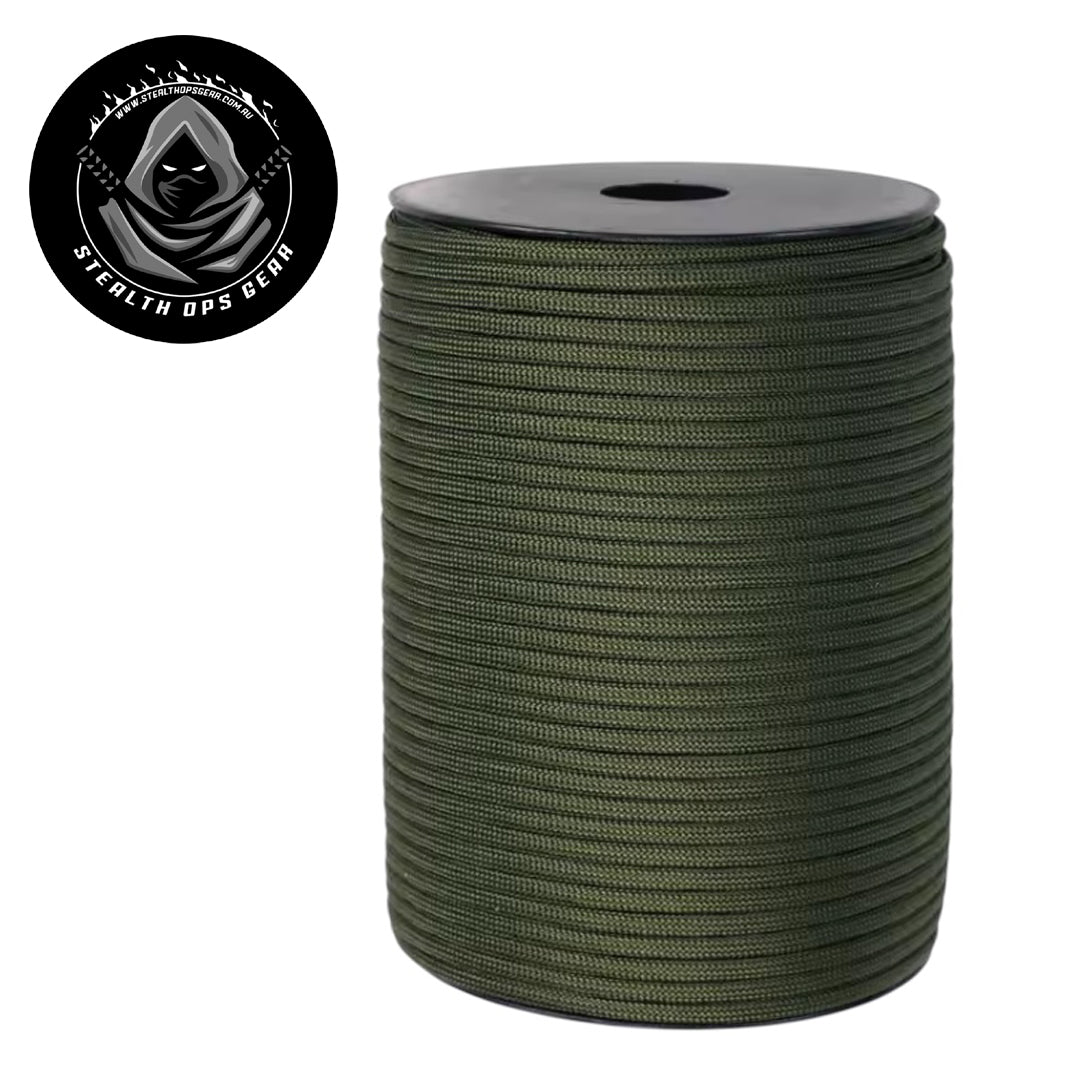 This cord is great for outdoor camping, hunting, tactical, survival bracelets and more. The Type III Commercial Grade 550 Cord features nine individual inner core strands. The inner core strands not only serve to add strength, but sections of the core can be used as sewing thread, fishing lines, and many other survival uses. www.moralepatches.com.au